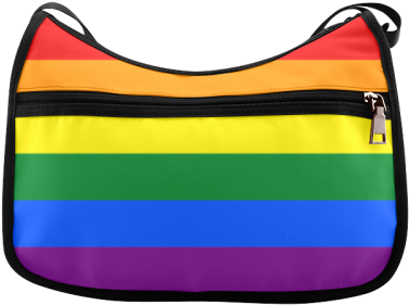 Gay Pride Rainbow Flag Stripes Crossbody Bags - Bag (500x500)
