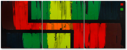 El Cuadro Para La Sala Urban Jungle 180x70cm - Graphic Design (870x421)