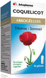 Coquelicot, 45 Gélules - Arkocaps Ginkgo 150 Capsules + 45 Capsules Available (600x315)