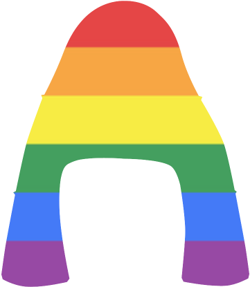 Gay Pride Rainbow Flag Stripes Apus Slip-on Microfiber - Rainbow Flag (500x500)