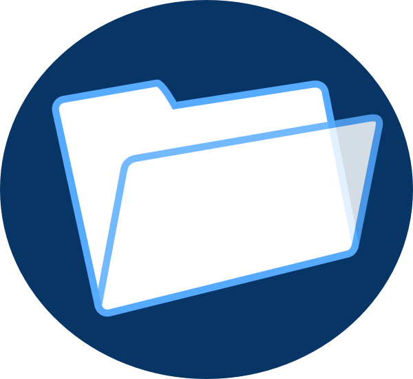 Light Blue File Svg Clip Arts 600 X 551 Px - Files Icon Png Blue (600x551)