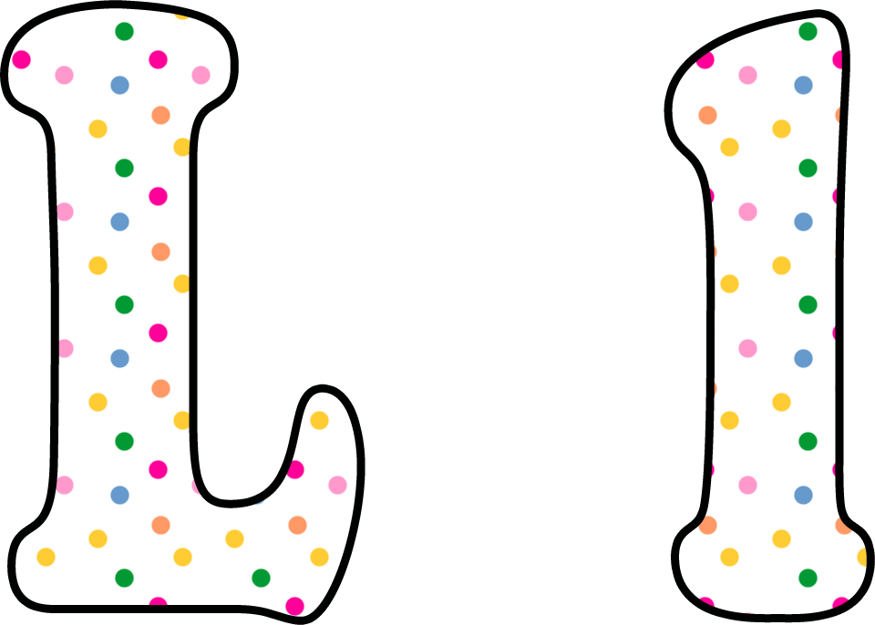 Pin By Carlota Rodriguez On Abecedarios - Polka Dot (960x686)