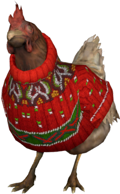 During The 2015 Winter Update Chickens Are Given Sweaters - Csgo Chicken Sweater (403x448)