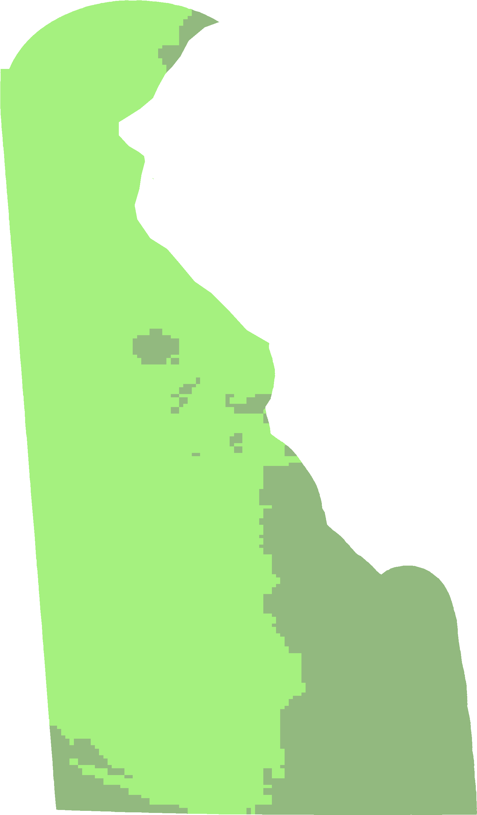 A Hardiness Zone Is A Geographically Defined Area In - Map (1773x3052)