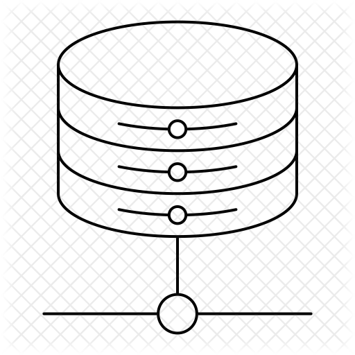 Host Server Icon - Distributed Database (512x512)