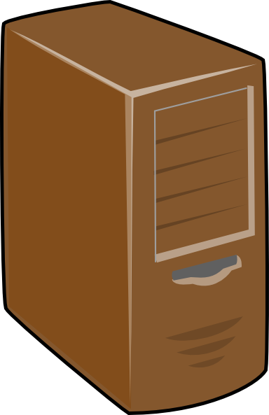 Linux Server Svg Clip Arts 384 X 593 Px - Clip Art (384x593)