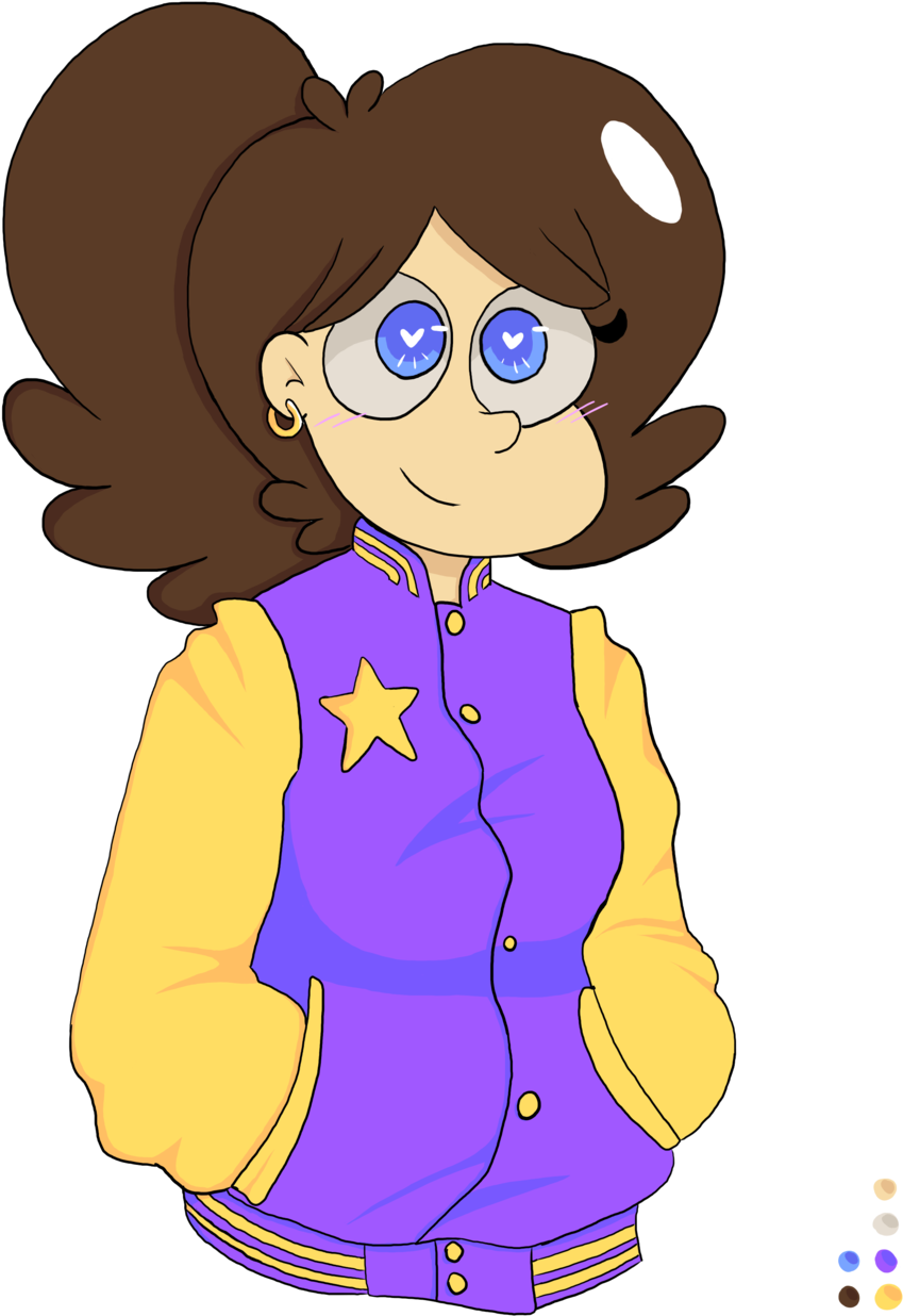 Varsity Girl By Dictatorkitten Varsity Girl By Dictatorkitten - Cartoon (1024x1365)