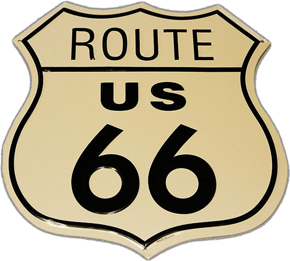 Deco Sign, Llc, Produces In Volume Nostalgic Reproduction - Route 66 Sign (750x563)