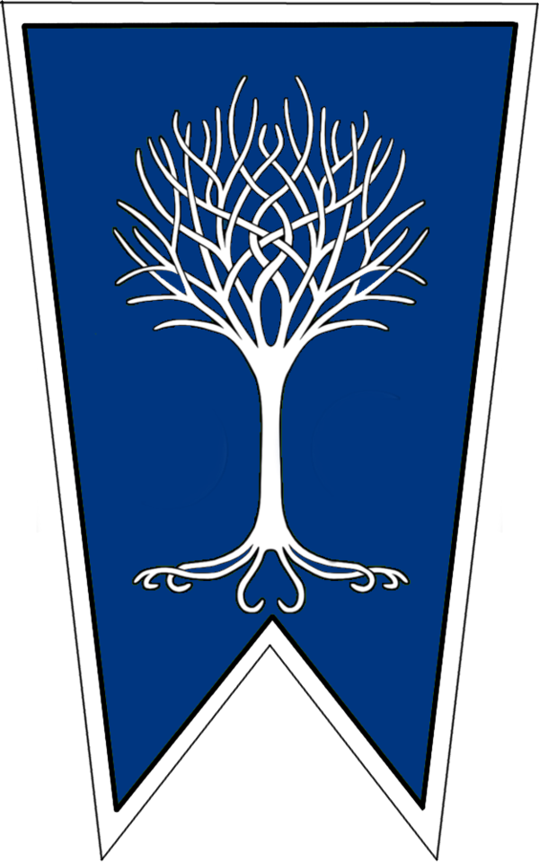600px Crest Blue Tree - Emblem (600x960)