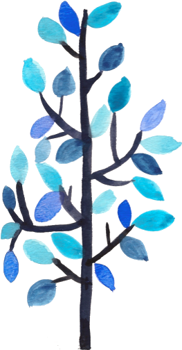 Transparent Tree Via Tumblr We Heart It Purple - Blue And Purple Transparent (345x545)