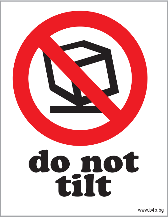 Допълнителна Информация - 4" X 6" Do Not Tilt Labels (500 Per Roll) (800x800)