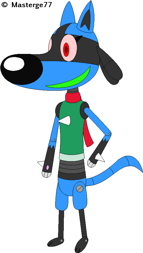 Maye The Robot Lucario - Lucario Robot (509x891)