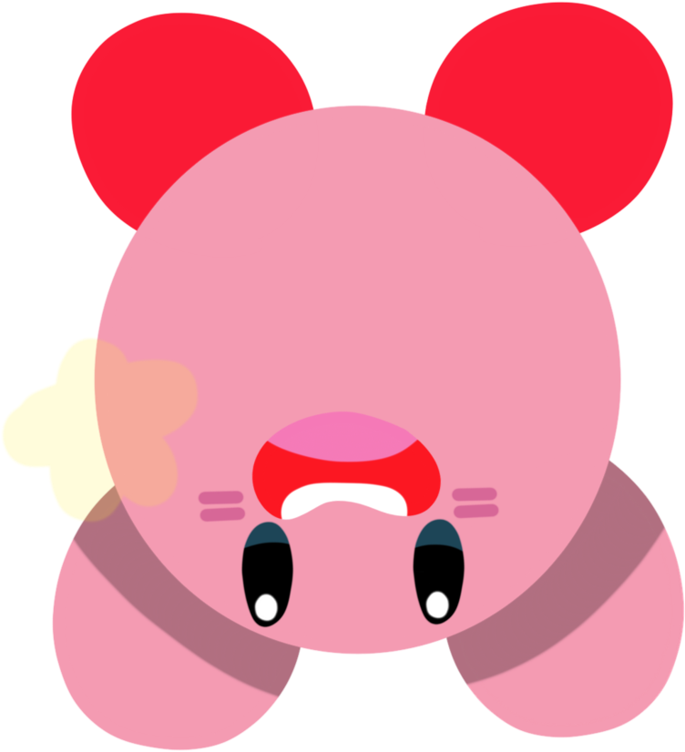 Happy Birthday, Kirby Tilt And Tumble By Miicrophonekit - Illustration (854x935)
