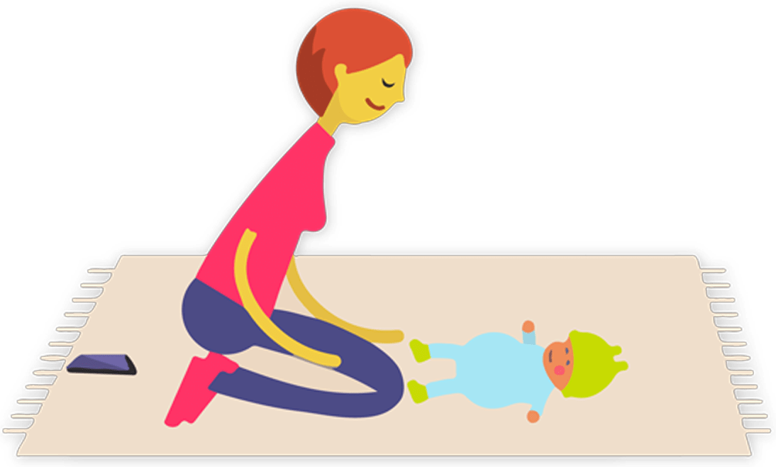 Bond With Your Baby While Exercising Your Child's Four - Illustration (1094x658)