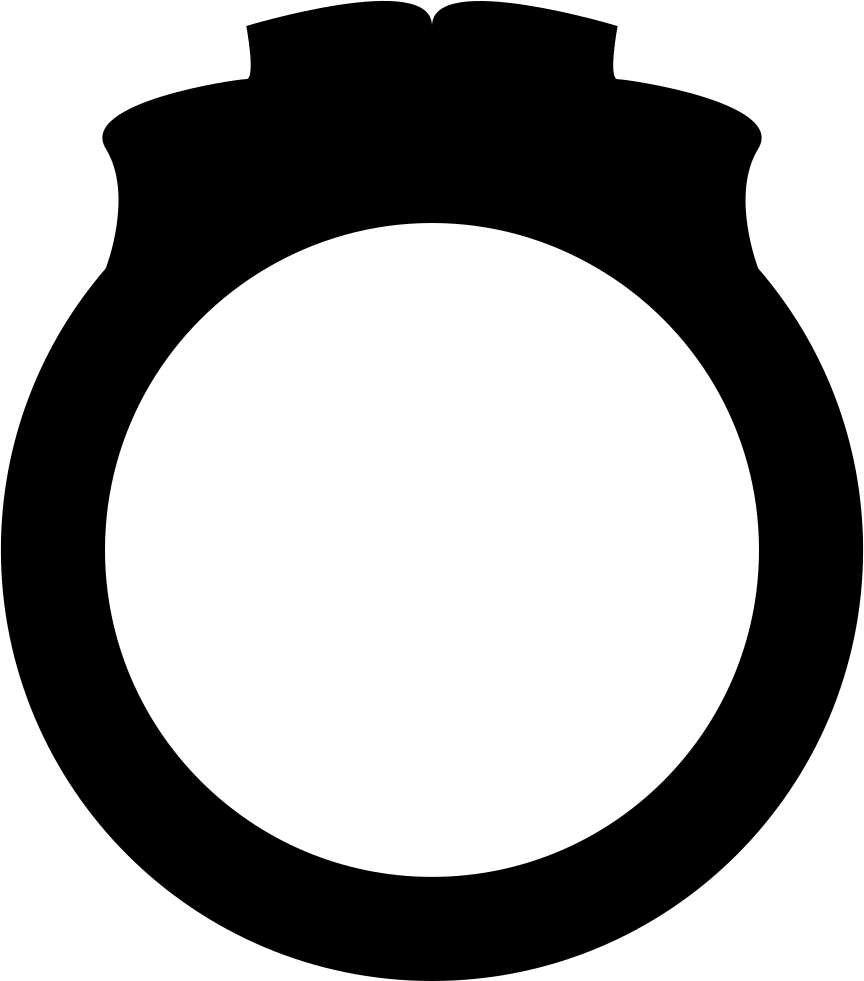 Engagement Ring Silhouette Comments - Кольцо Силуэт (864x981)