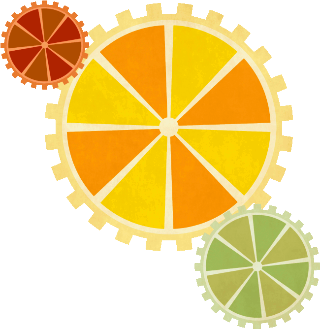 Citrus Rotation By Keyboard-draws - Circle (725x725)