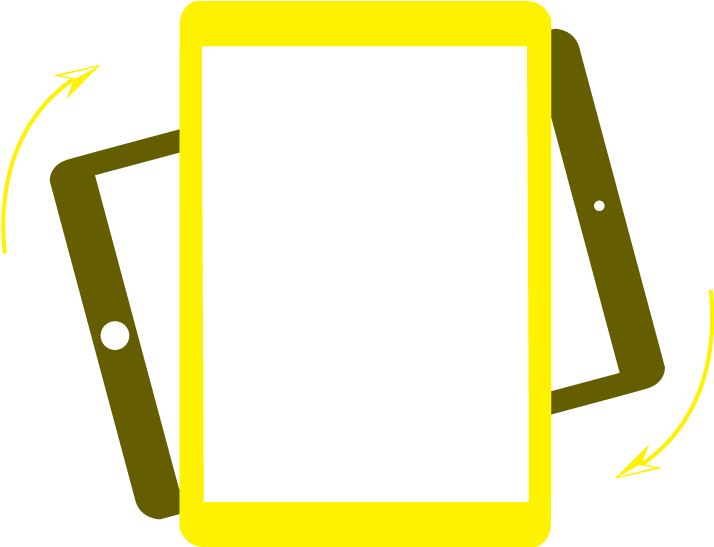 Rotate Device Between Landscape And Portrait Positions - Portable Network Graphics (750x750)