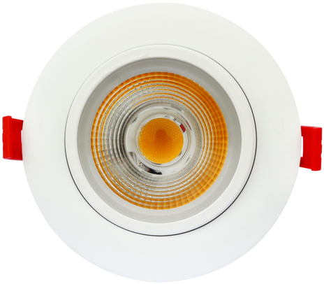4 Inch Recessed Led Gimbal Light Round, 11w, 1000 Lm, - White (500x500)