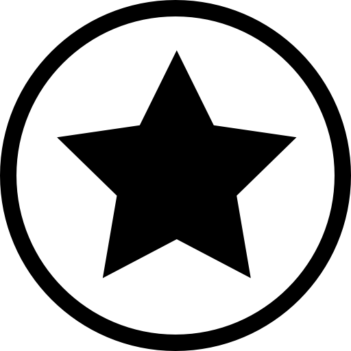 Color - Black Star In Circle Logo Name (512x512)