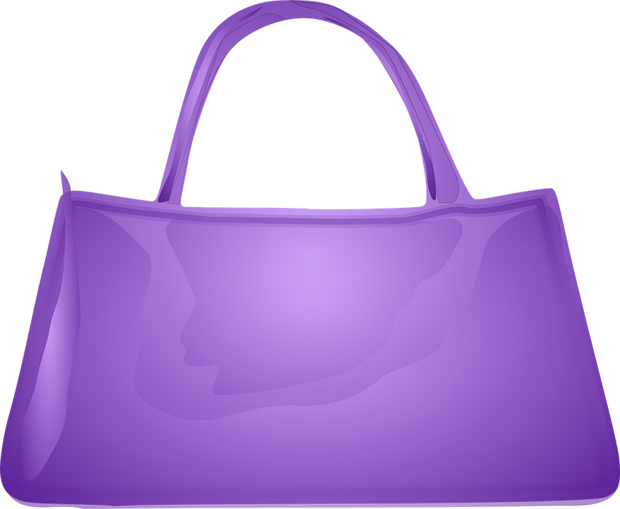 Free Vector Graphic - Hand Bag Clipart (878x720)