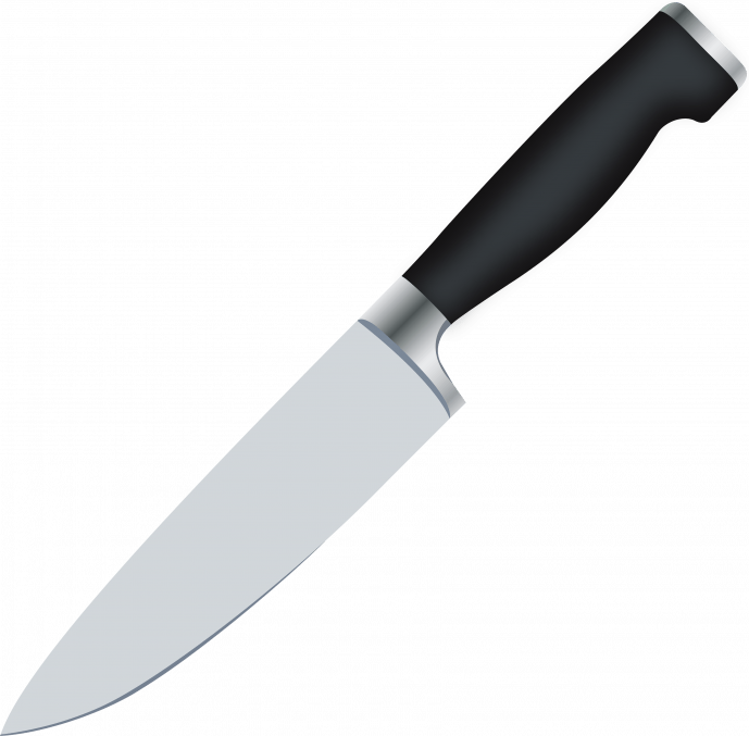 Chef Knife Clipart 4 By Dustin - Cold Steel Chef Knife (689x677)