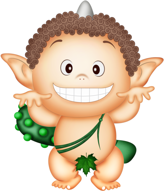 Green Manfantasy Imagesembroidery Artclip - Elf (569x640)