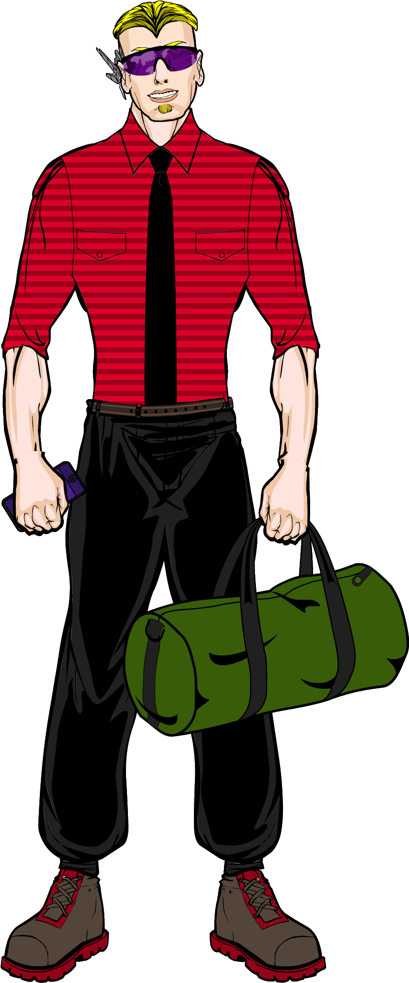 Here Appearing In Civilian Garb - Illustration (1048x2018)