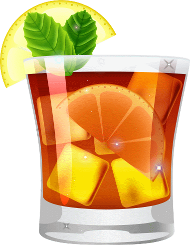 Mes Créations Tube Bouteille,verre - Cocktail Clipart (381x490)