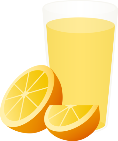 Drink Clipart Orange Juice - Orange Juice Clip Art (377x450)