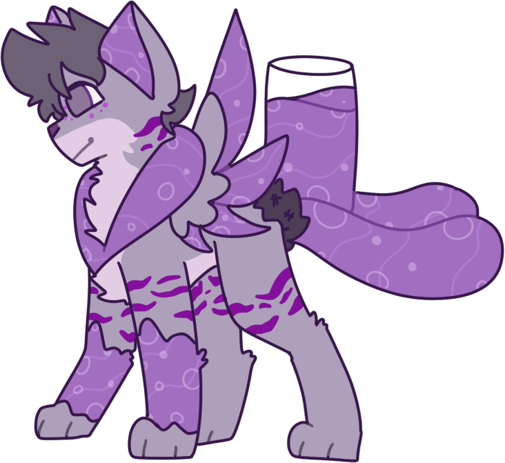 [custom] Grape Soda By Saltybees - Cartoon (732x671)