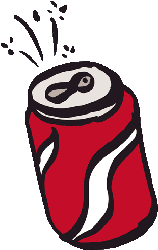Juice Clipart Fizzy Pop - Food (391x500)