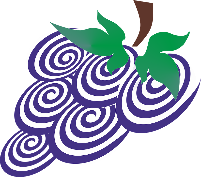 Grape Clipart Purple Berry - Grape (817x720)
