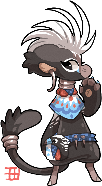 Black Fronted Piping Guan - Cartoon (502x748)