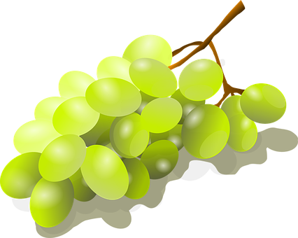 Bunch Of Grapes Viognier Grapes Grapes Fru - Diet (426x340)