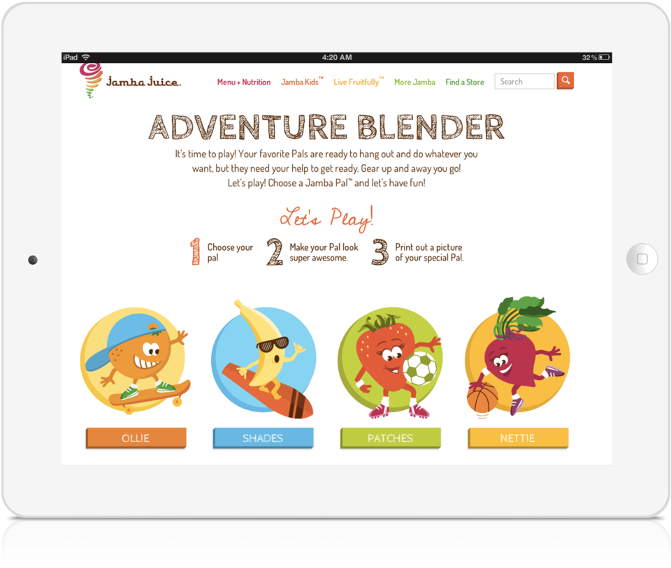 When It Was Time To Roll Out A New Kids' Menu Jamba - When It Was Time To Roll Out A New Kids' Menu Jamba (1000x923)