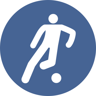 Soccer Player Icon - Stethoscope In A Circle Icon (400x400)