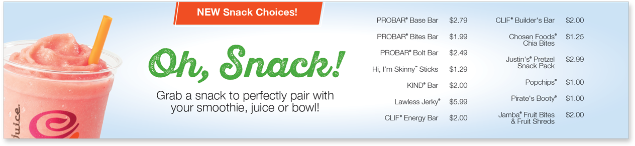 Jamba Juice Has Been Serving Up Smoothies, Juices, - Screenshot (1311x509)