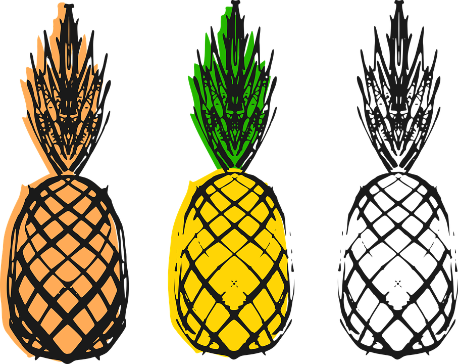 Green Pineapple Cliparts 20, Buy Clip Art - Cafepress Pineapple Iphone 7 Plus Tough Case (907x720)