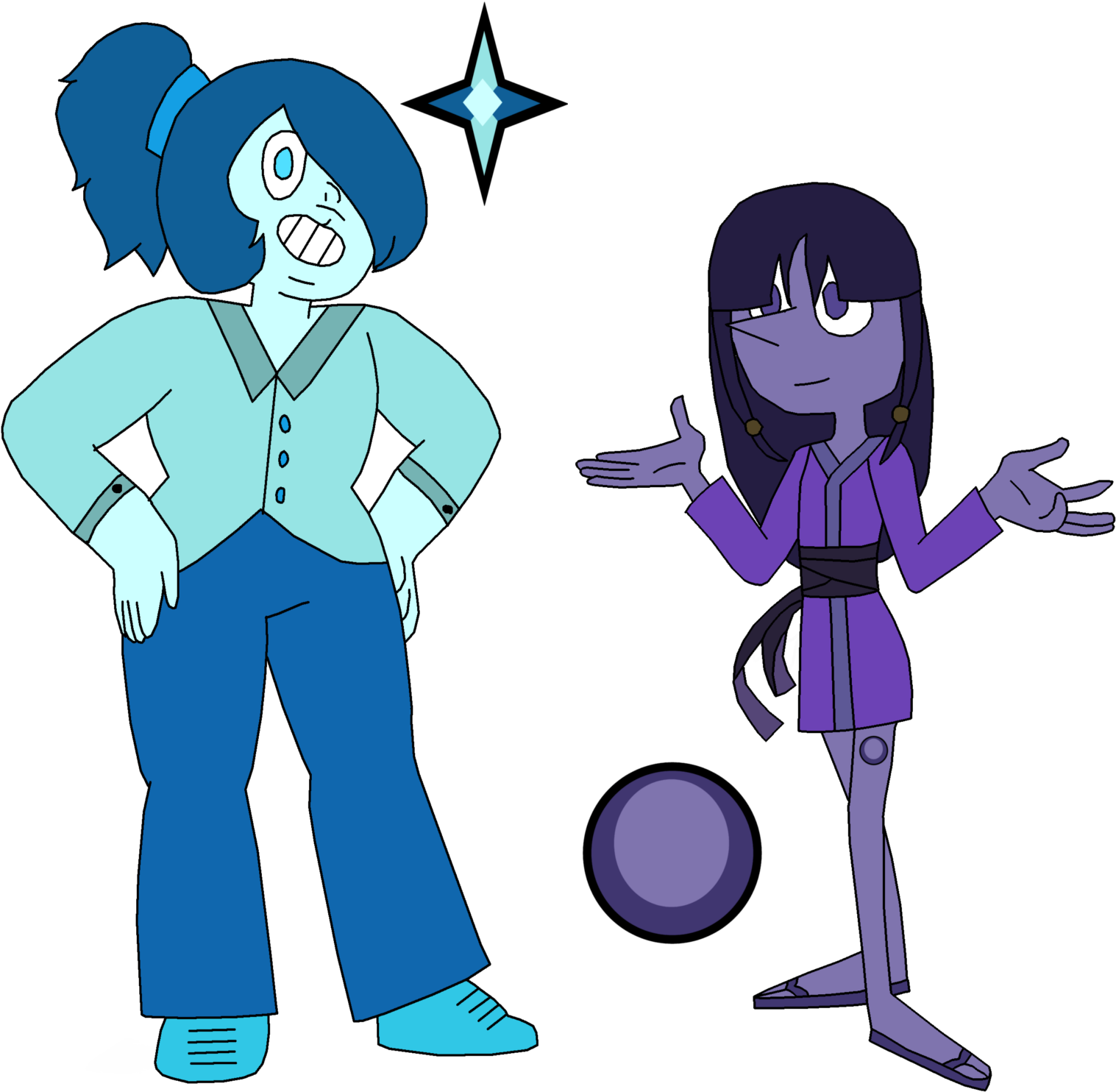 Gems Couple 3 Adopt Wta Closed By Brownie-doptables - Cartoon (1649x1672)