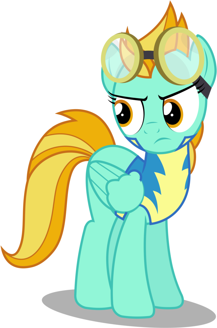 Flight Leader Lightning Dust By Brony-works - Lightning Dust (733x1089)