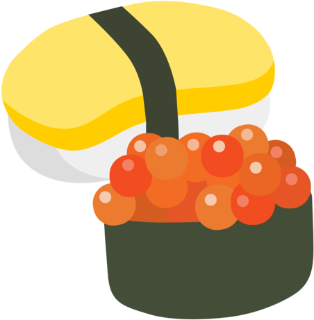 Mozilla - Sushi Emoji Transparent (512x512)