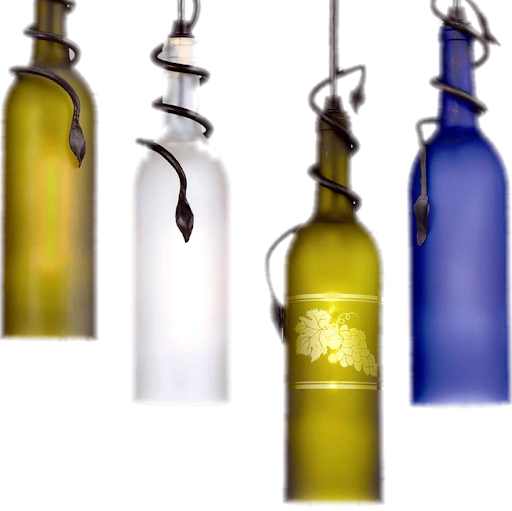 معماری - Meyda Tuscany Collection Wine Bottle Mini-pendant (512x511)