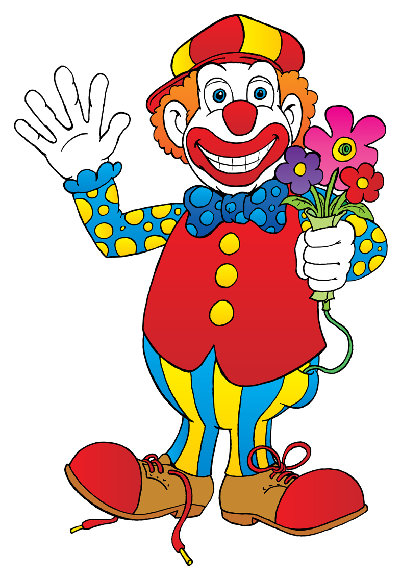 Clown Cartoon Character Clip Art - Cartoon (835x1200)