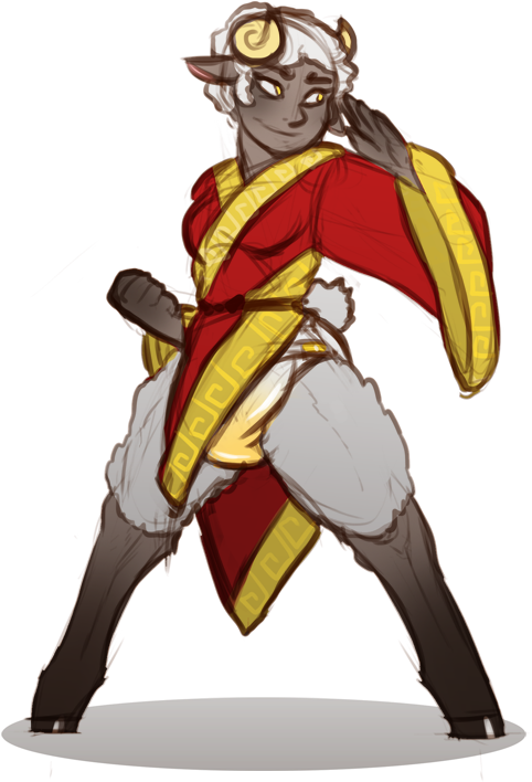 Sheep/ Goat By Zee Rage Man - Goat (524x747)