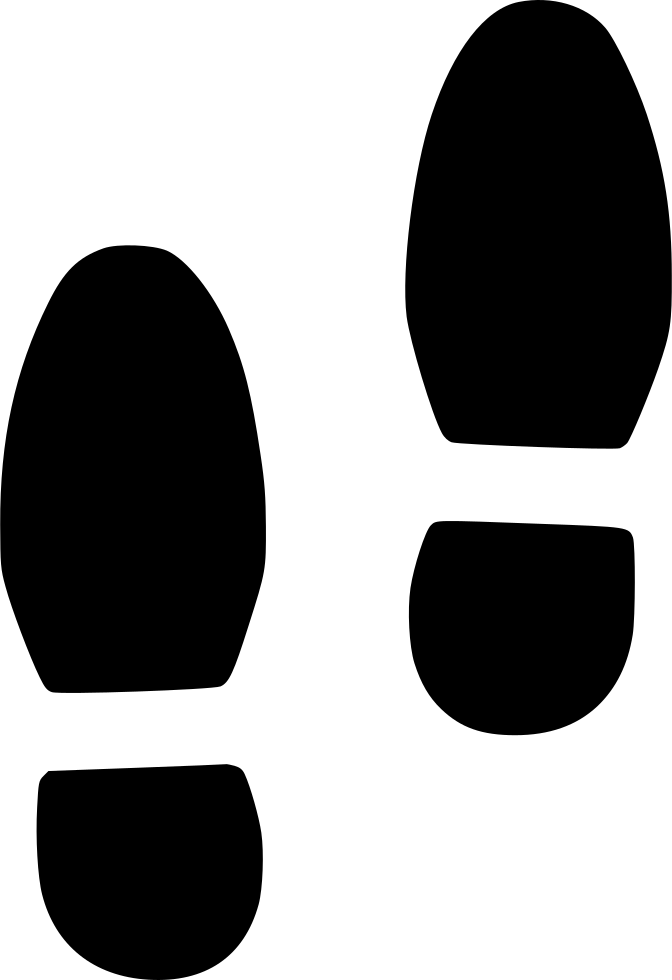 Footprint Steps Comments - Steps Icon White Png (672x980)