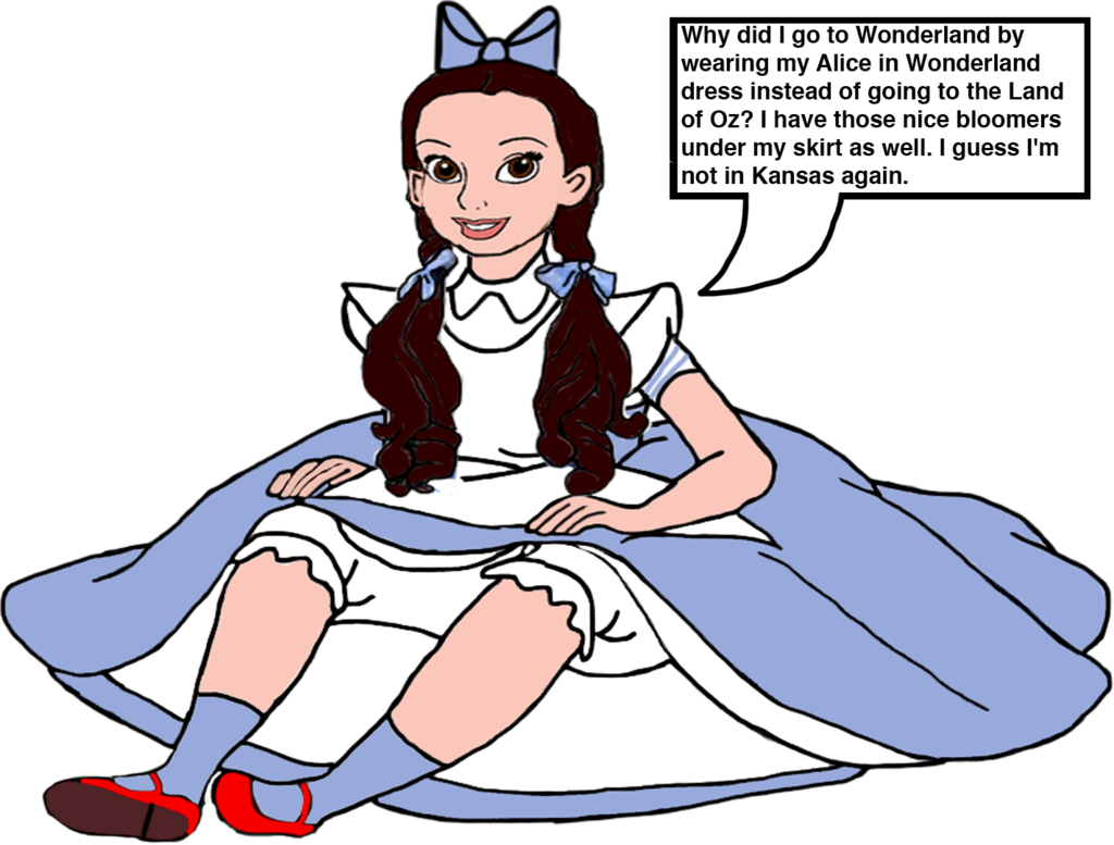 Dorothy Gale As Little Alice By Darthranner83 - Cartoon (1024x777)