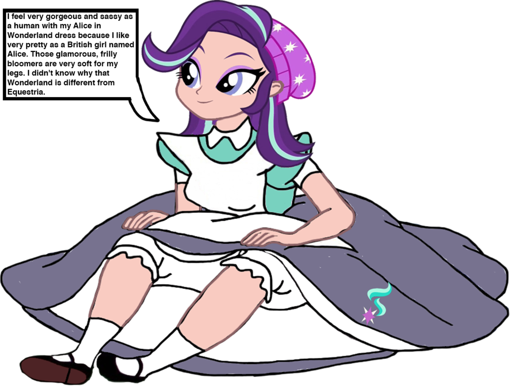 Starlight Glimmer As Little Alice By Darthranner83 - Spirit Riding Free Lucky (1024x777)