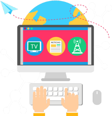 Nuestra Agencia De Comunicación - Medios De Comunicacion Png (400x400)