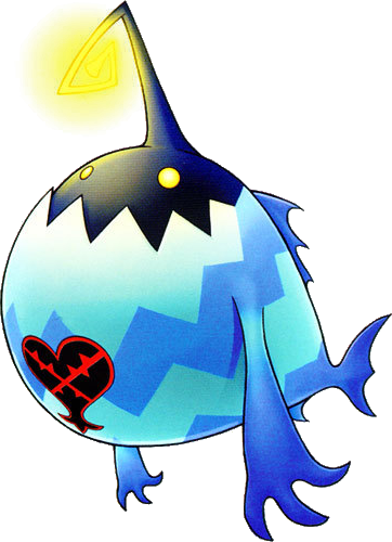 The Aquatank Is A Fish-like Heartless Encountered In - Aqua Tanks Kingdom Hearts (362x500)