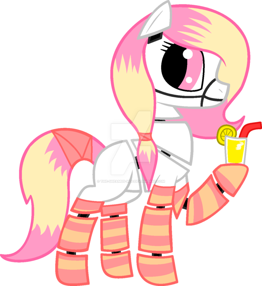 Animatronic Lemonade Paradise By The Sheamus Mlp - Drawing (855x934)